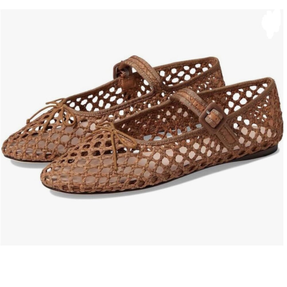 J. Crew Brown Woven Flats